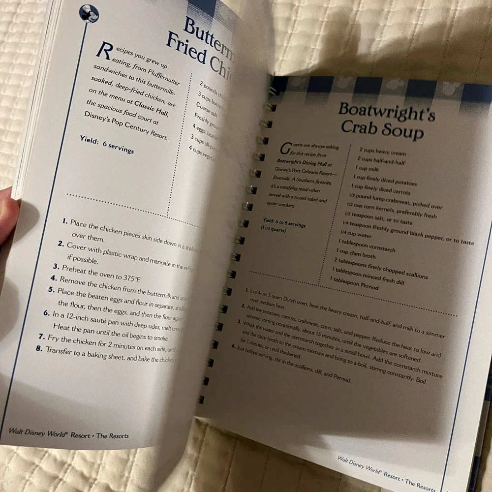 Disney Mickey and Chefs Cookbook - Blue‎ and White